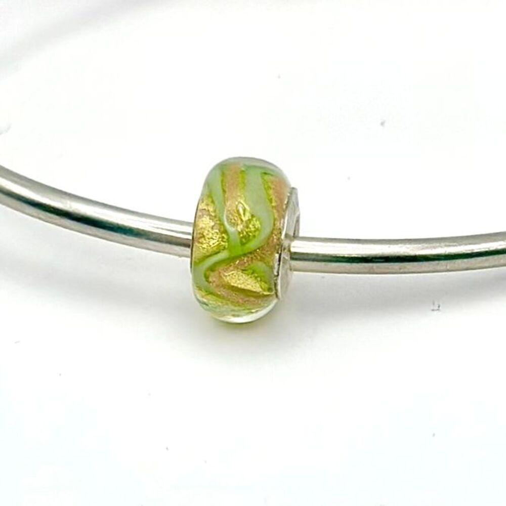 Chamilia 925 Green Gold Bead Charm - Picture 1 of 2